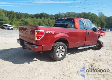 2014 Ford F150 Super Cab из США, поврежденный, VIN 1FTFX1EF8EKD96733